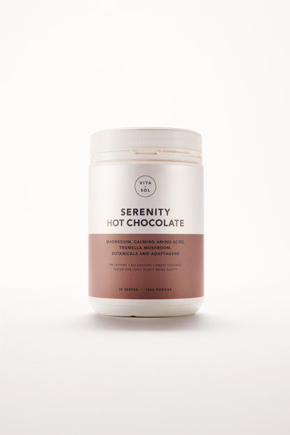 NEW PRODUCT: VITAL-SOL Serenity Hot Chocolate 180g
