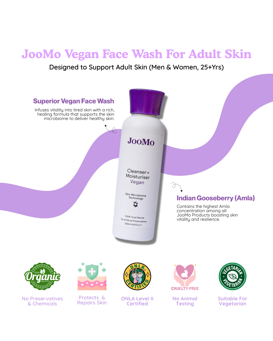 JOOMO Adult Mini Face Wash 100ml