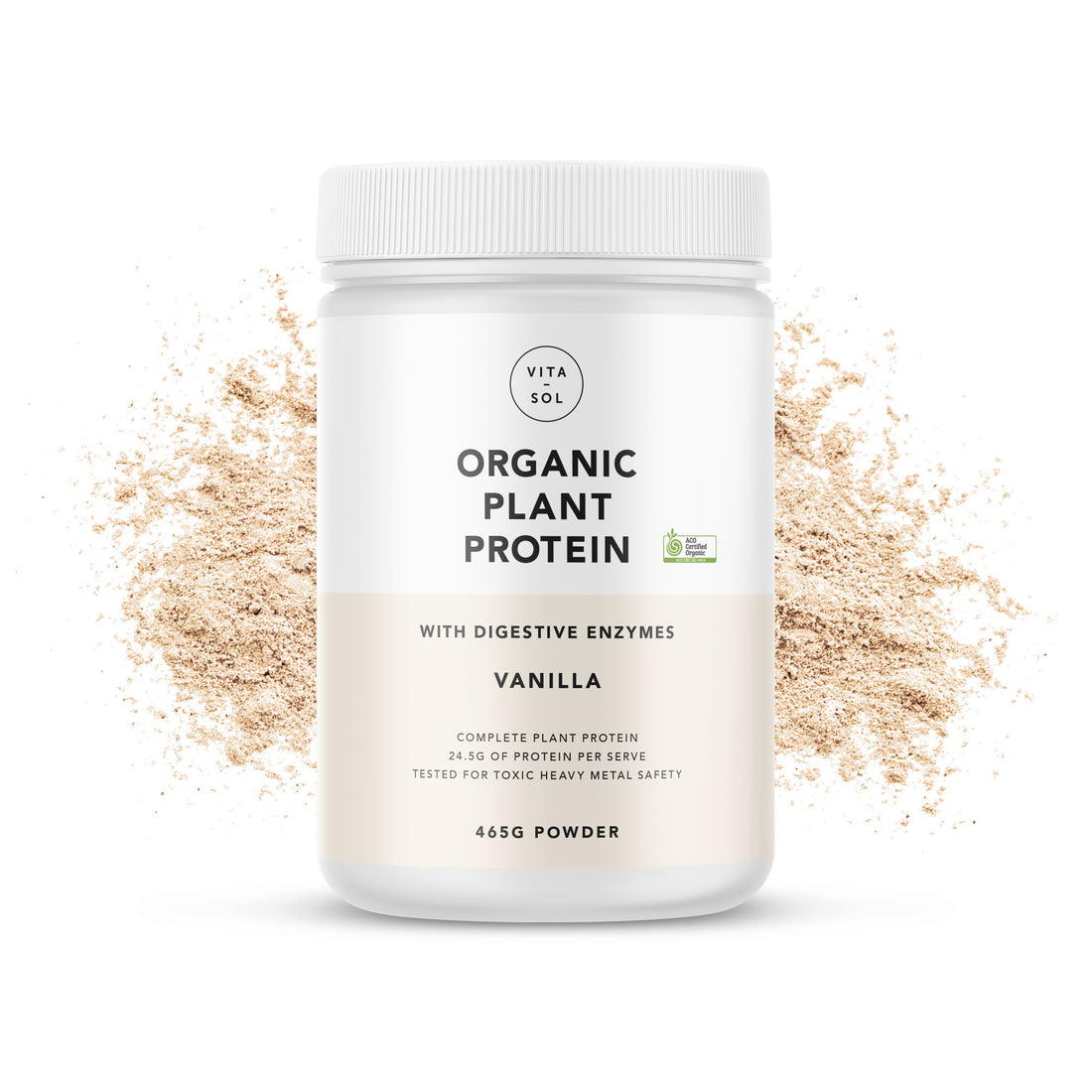 VITA-SOL Organic Plant Protein Vanilla 560g