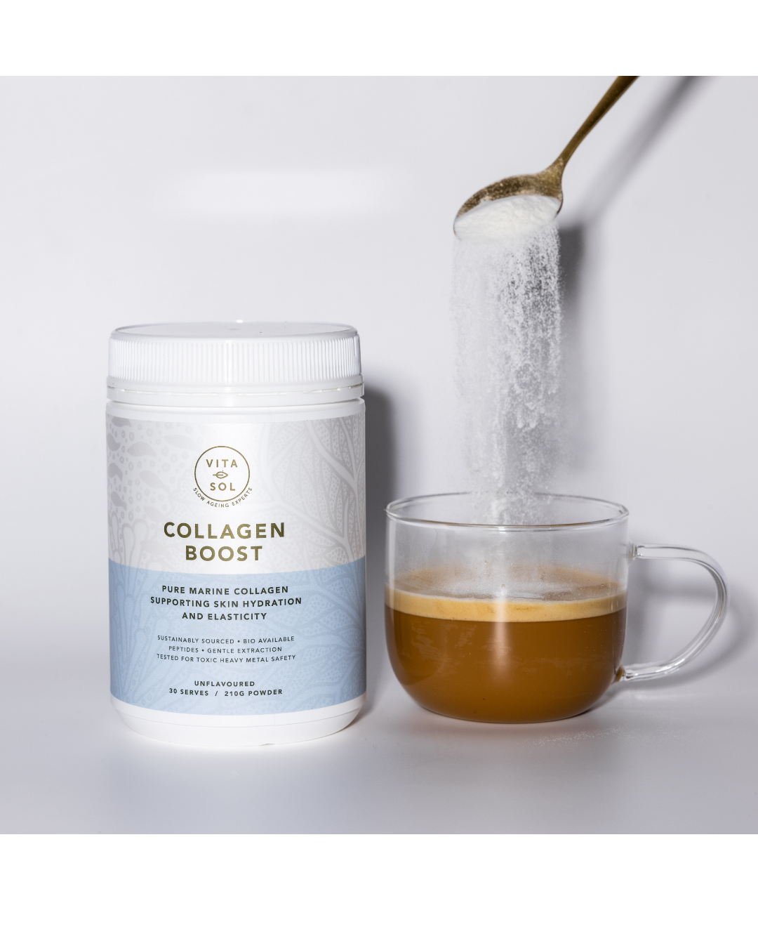 VITA-SOL Collagen Boost Ingestible Skin Support 210g