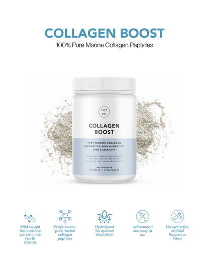 VITA-SOL Collagen Boost Ingestible Skin Support 210g