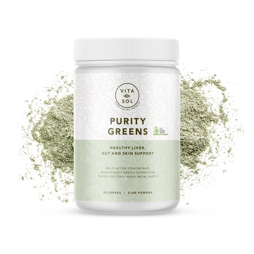 VITA-SOL Purity Greens Ingestible Skin Support 210g